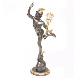 Статуэтка Veronese "Гермес-Бог торговли" (black/gold)