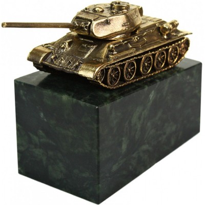 Бронзовая статуэтка " Танк Т-34"