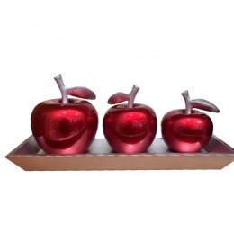 Фигурка декоративная "Яблоки", h 28 см