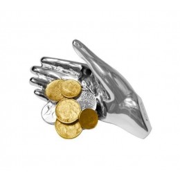 Статуэтка Exetera Argenti "Рука удачи с золотыми монетами"