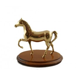 Декоративная латунная статуэтка "Конь"