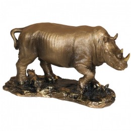 Декоративная статуэтка "Носорог", дл.31см