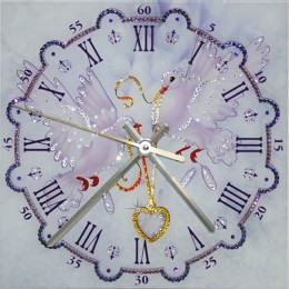 Часы с кристаллами Swarovski "Любовь и голуби"
