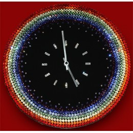 Часы с кристаллами Swarovski "Радуга"