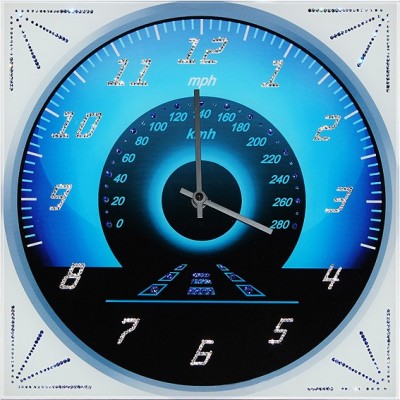 Настенные часы Swarovski "Скорость-Время"(круглые)