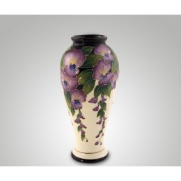 Декоративная керамическая ваза для цветов "Глициния" выс.22см