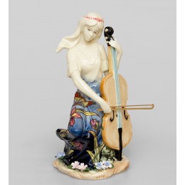 JP-37/ 9 Статуэтка девушка "Волшебная виолончель" (Pavone)