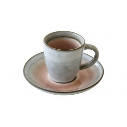 Чашка с блюдцем Origin (пыльно-розовая) без инд.упаковки